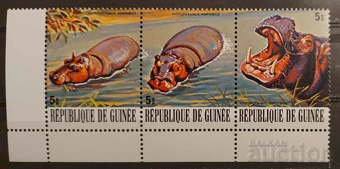 Гвинея 1977 Фауна/Животни/Хипопотам MNH