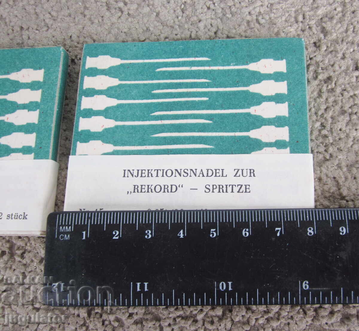 Παρτίδα παλαιών γερμανικών ιατρικών βελονών, αχρησιμοποίητων, σε κουτί - 7 Παρτίδα παλαιών γερμανικών ιατρικών βελονών, αχρησιμοποίητων, σε κουτί - 7