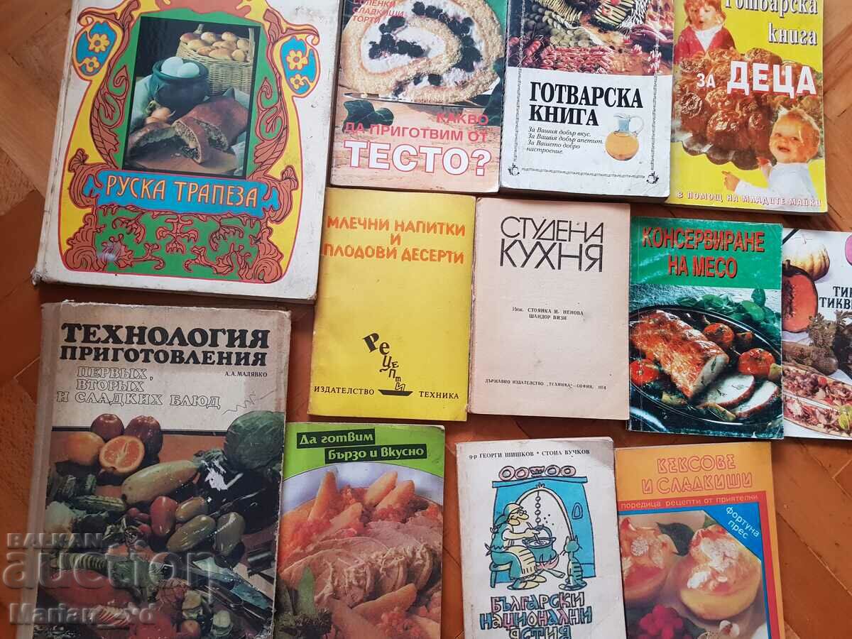Auction  Lot of culinary books - 20 pieces