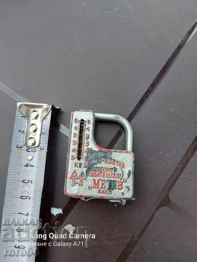 FISHING SCALE WITH ROULETTE - RUSSIAN - 5 FISHING SCALE WITH ROULETTE - RUSSIAN - 5