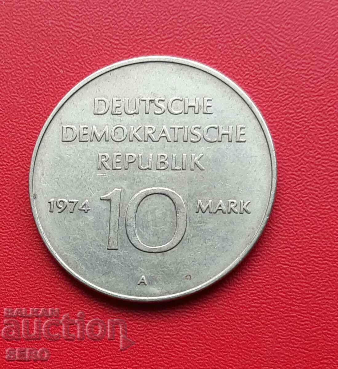 Γραμματόσημα Γερμανίας-GDR-10 1974-25 GDR