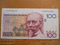 100 Φράγκα 1978 / 81 - Βέλγιο ( VF )