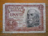 1 peseta 1953 - Spain ( G )
