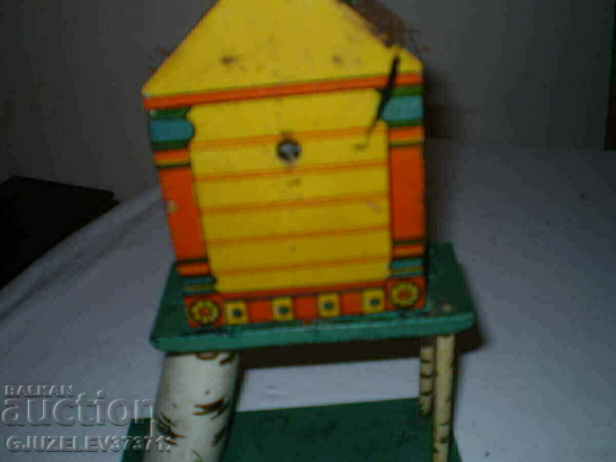 Tin Toy Clock with chicken mechanics for parts with price 49.99 BGN | € 25.56