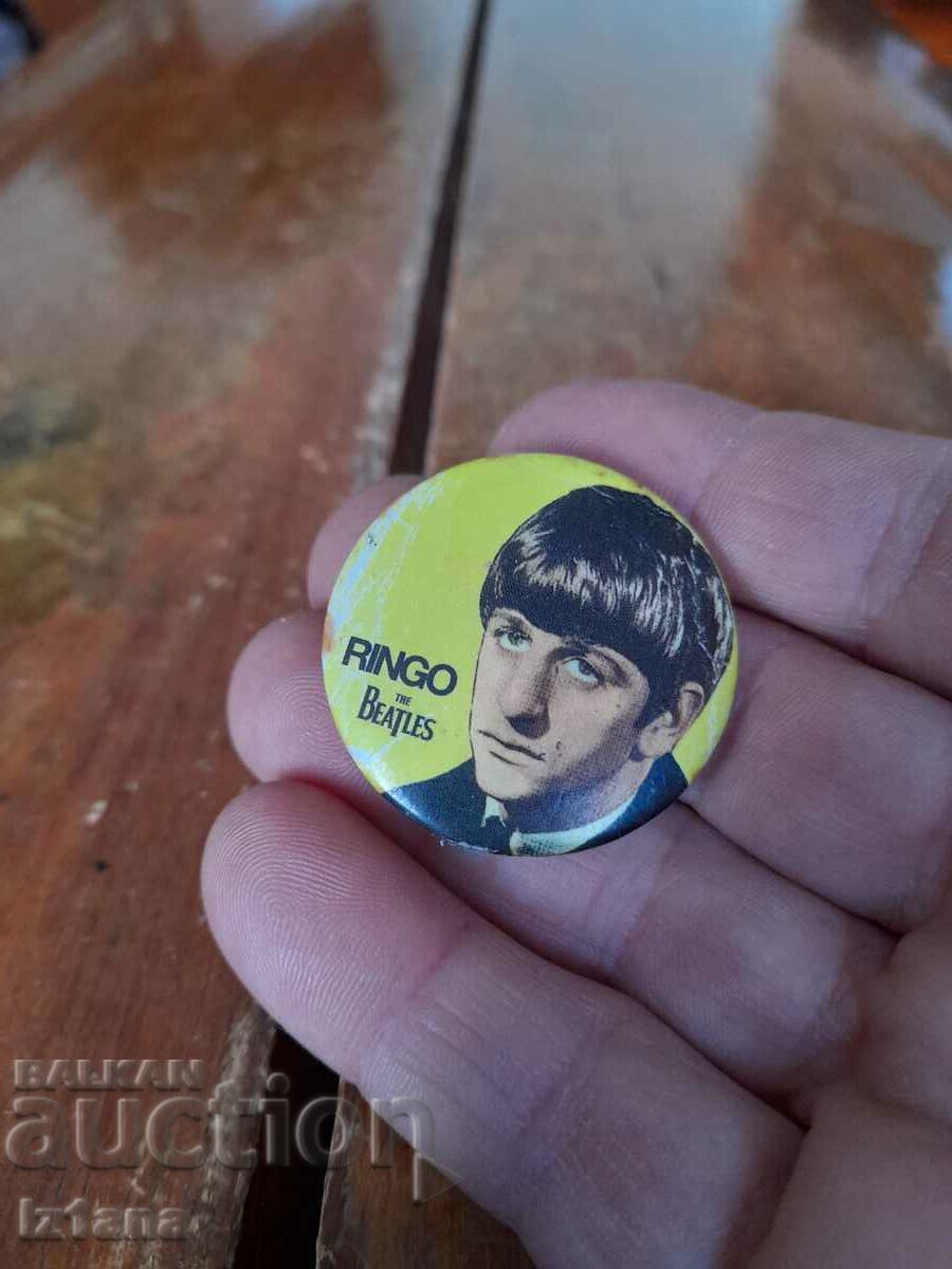 Old Ringo Star badge with price 15.00 BGN | € 7.67