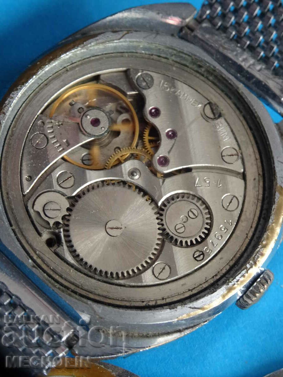 COLLECTIBLE RUSSIAN WATCH KORNAVIN 1957 WINTER - 5 COLLECTIBLE RUSSIAN WATCH KORNAVIN 1957 WINTER - 5