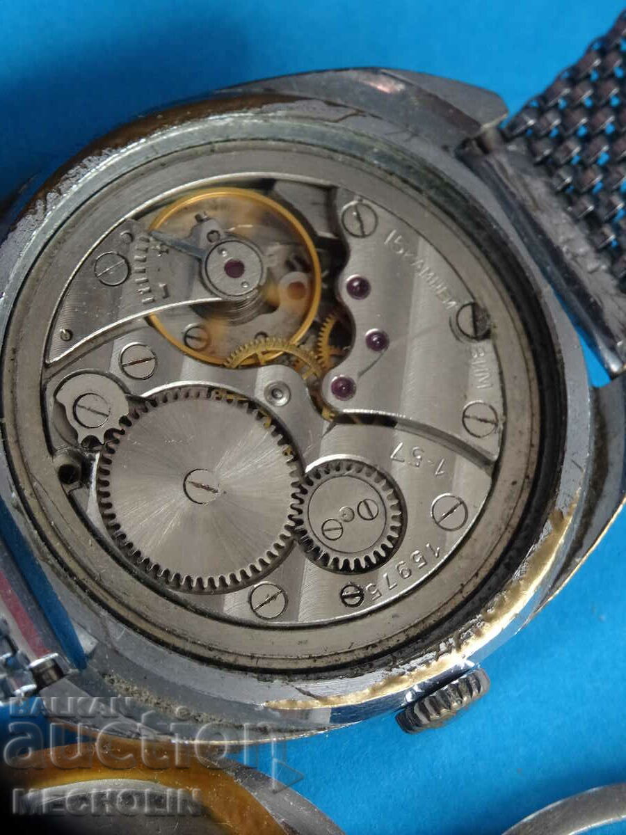 COLLECTIBLE RUSSIAN WATCH KORNAVIN 1957 WINTER - 6 COLLECTIBLE RUSSIAN WATCH KORNAVIN 1957 WINTER - 6