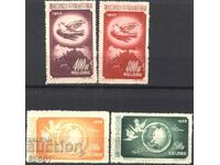 Καθαρά γραμματόσημα Dove of Peace 1952 από την Κίνα
