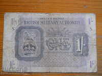 1 Shilling 1943 - Great Britain ( G ) British Army
