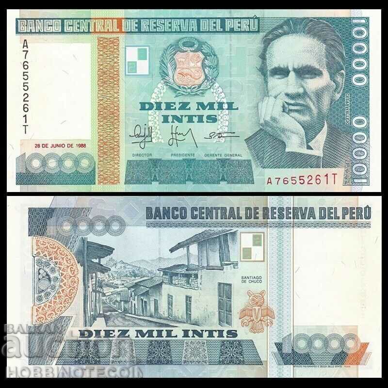 PERU PERU 10000 Intis - issue - issue 1988 NEW UNC PERU PERU 10000 Intis - issue - issue 1988 NEW UNC