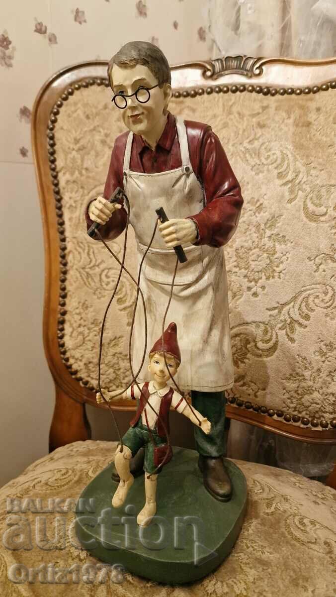 Quality large figure Geppetto and Pinocchio - Italy - 5 Quality large figure Geppetto and Pinocchio - Italy - 5