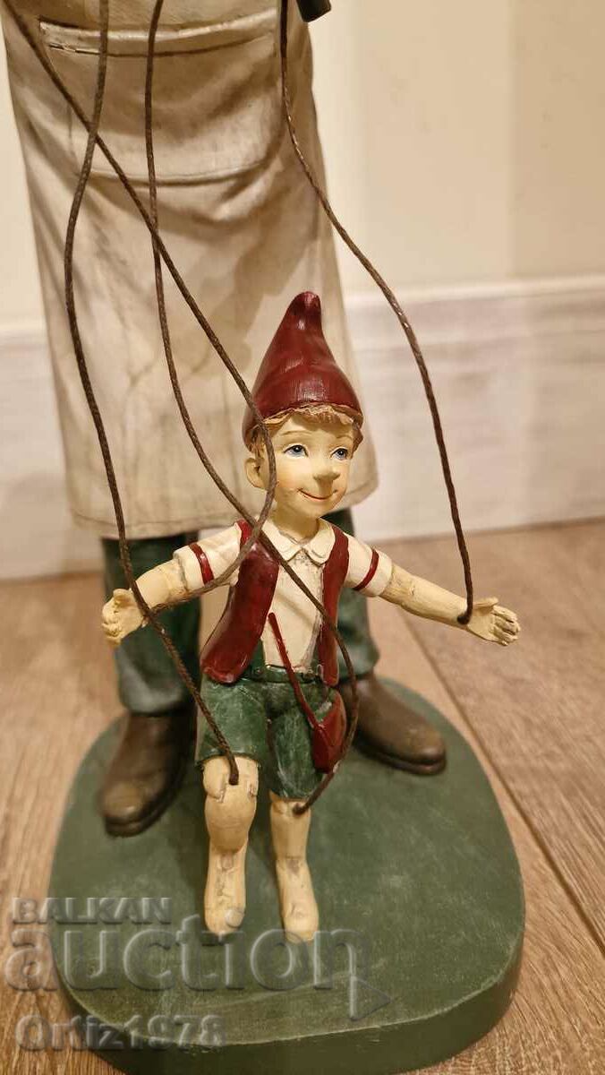 Quality large figure Geppetto and Pinocchio - Italy - 6 Quality large figure Geppetto and Pinocchio - Italy - 6