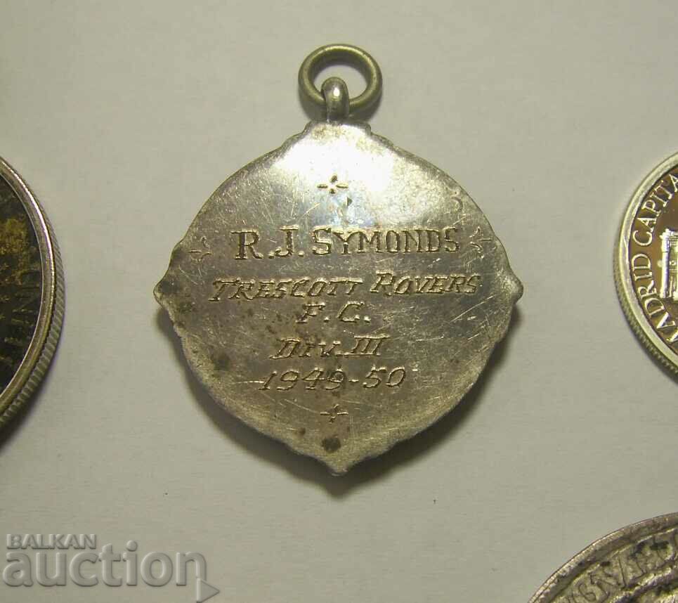 Auction Lot 6 pcs Silver Replica Medals etc. Auction Lot 6 pcs Silver Replica Medals etc.