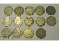 Olanda 14 monede de argint