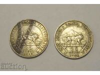 Източна Африка Сребро 25 цента 1906 1910