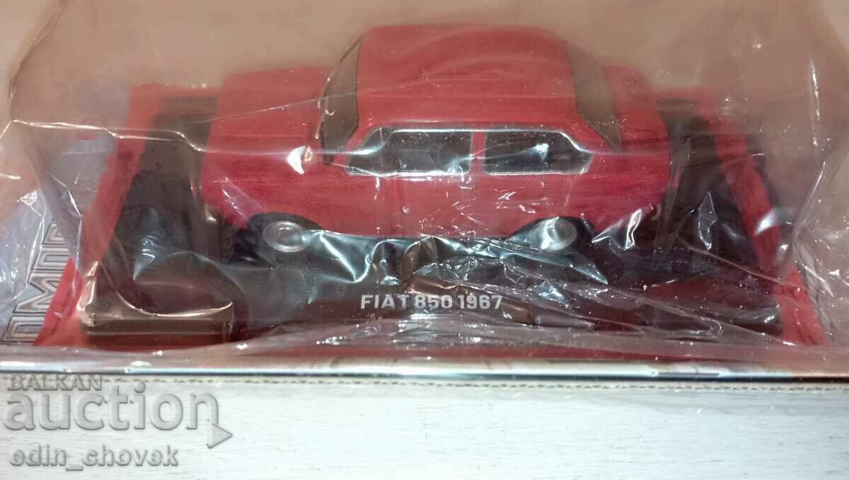 1/24 HACHETE Fiat 850 1967. Нов