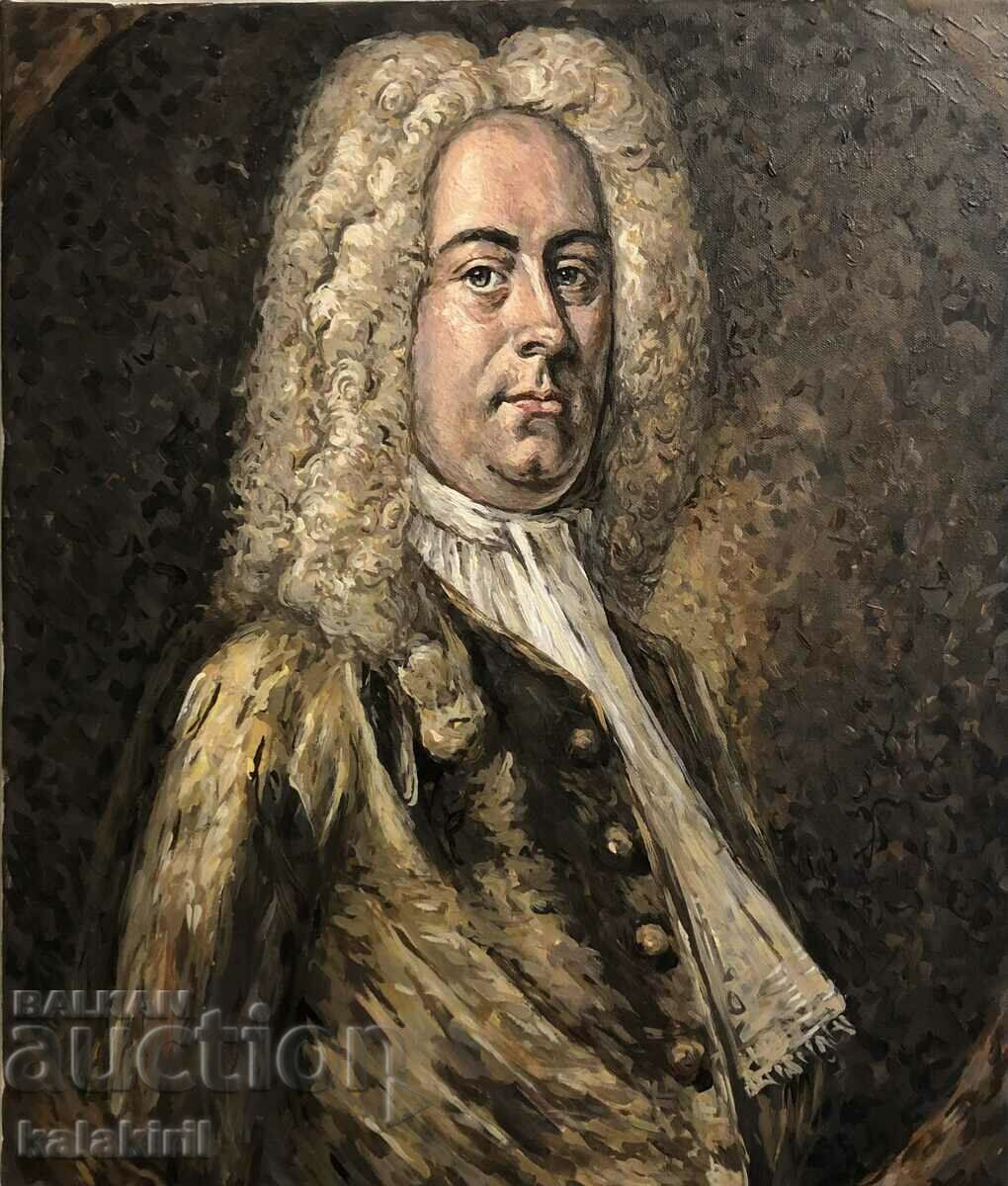 Πορτρέτο του Χέντελ με τιμή 900.00 BGN | € 460.16