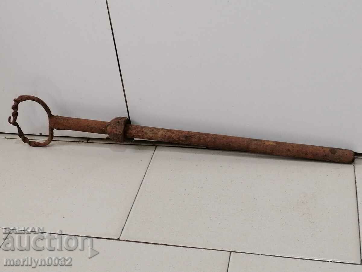 Wrought wedge for an ox team, wrought iron, nail - 6 Wrought wedge for an ox team, wrought iron, nail - 6