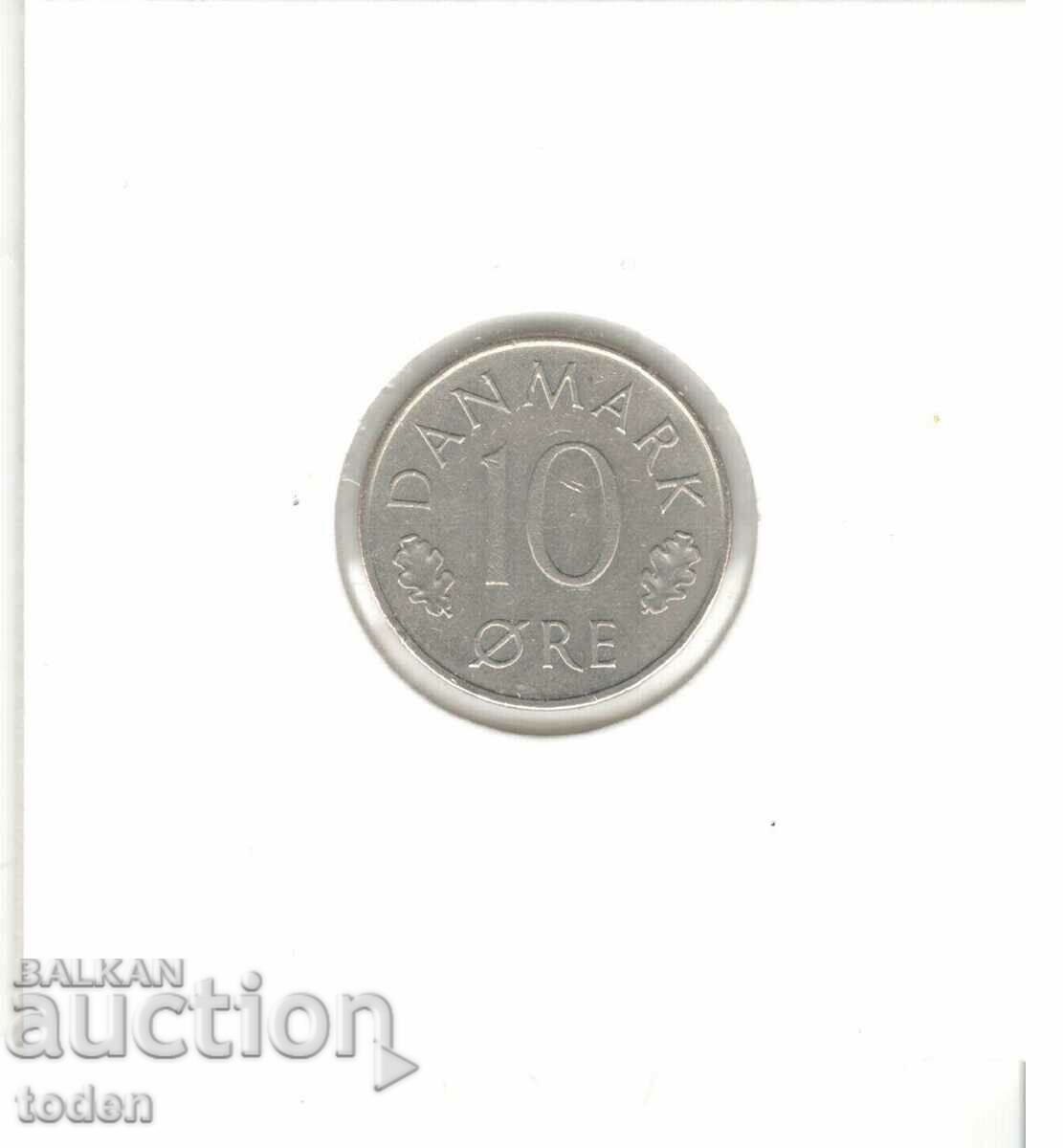 Δημοπρασία Δανία-10 Øre-1973 S♥B-KM# 860-Margrethe II