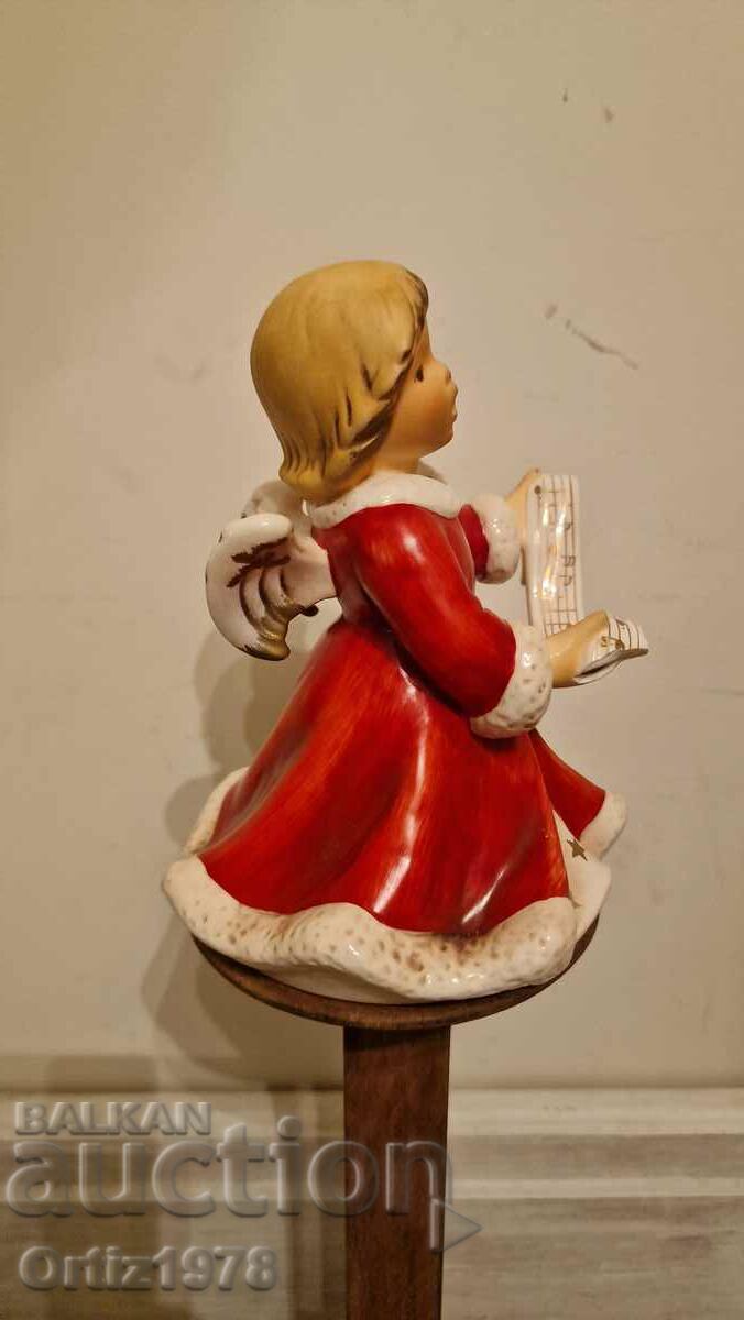 Auction Large Porcelain Christmas Angel – Goebel Auction Large Porcelain Christmas Angel – Goebel