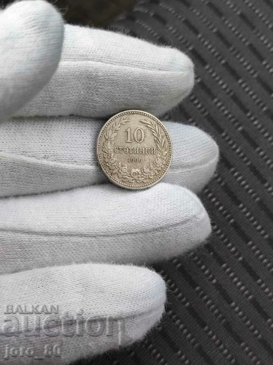 10 cenți 1906 Bulgaria 10 cenți 1906 Bulgaria