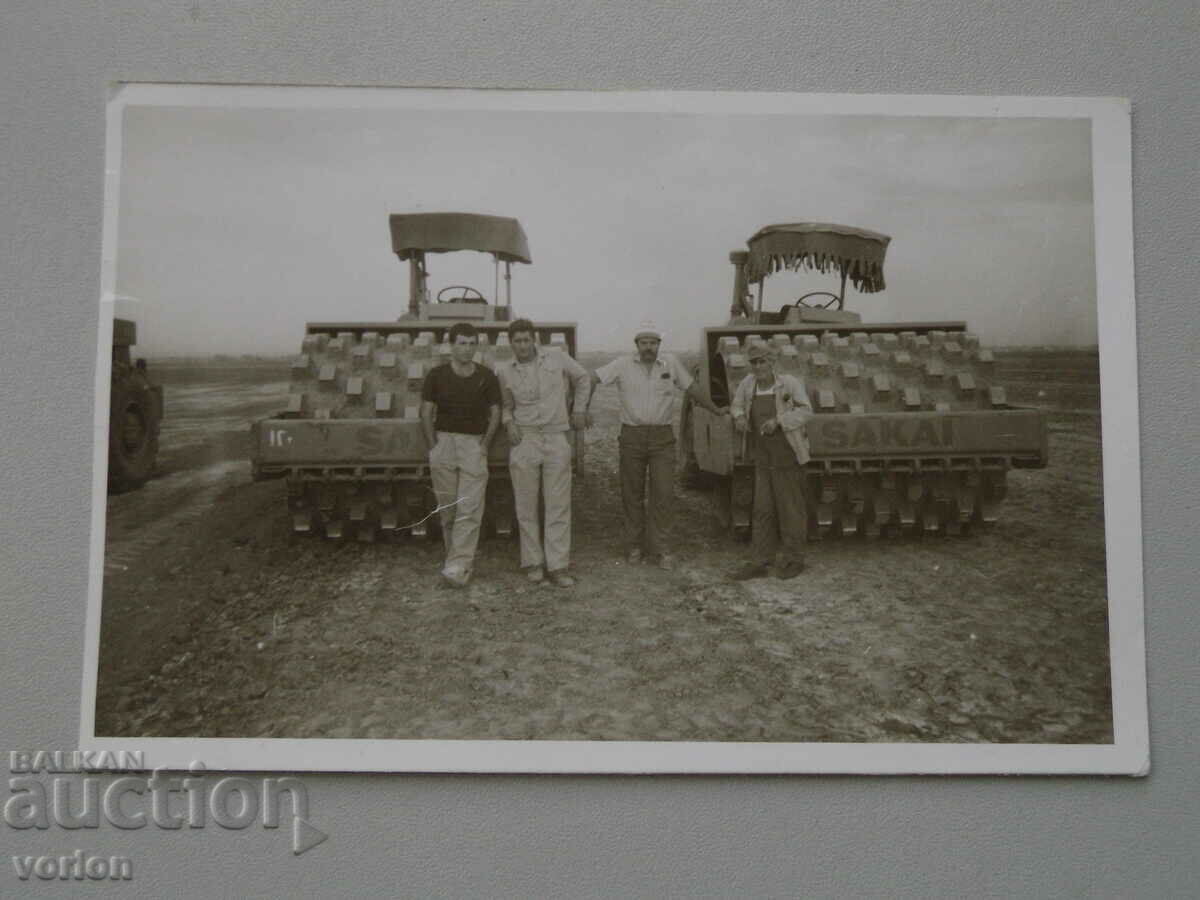 Foto construcție autostrăzi - Irak 1987.