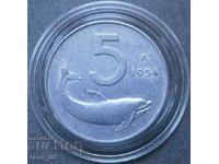 Italia 5 lire 1954