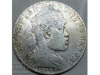 Ethiopia 1 birr 1900 Menelik II mint Ethiopia 27.85g silver