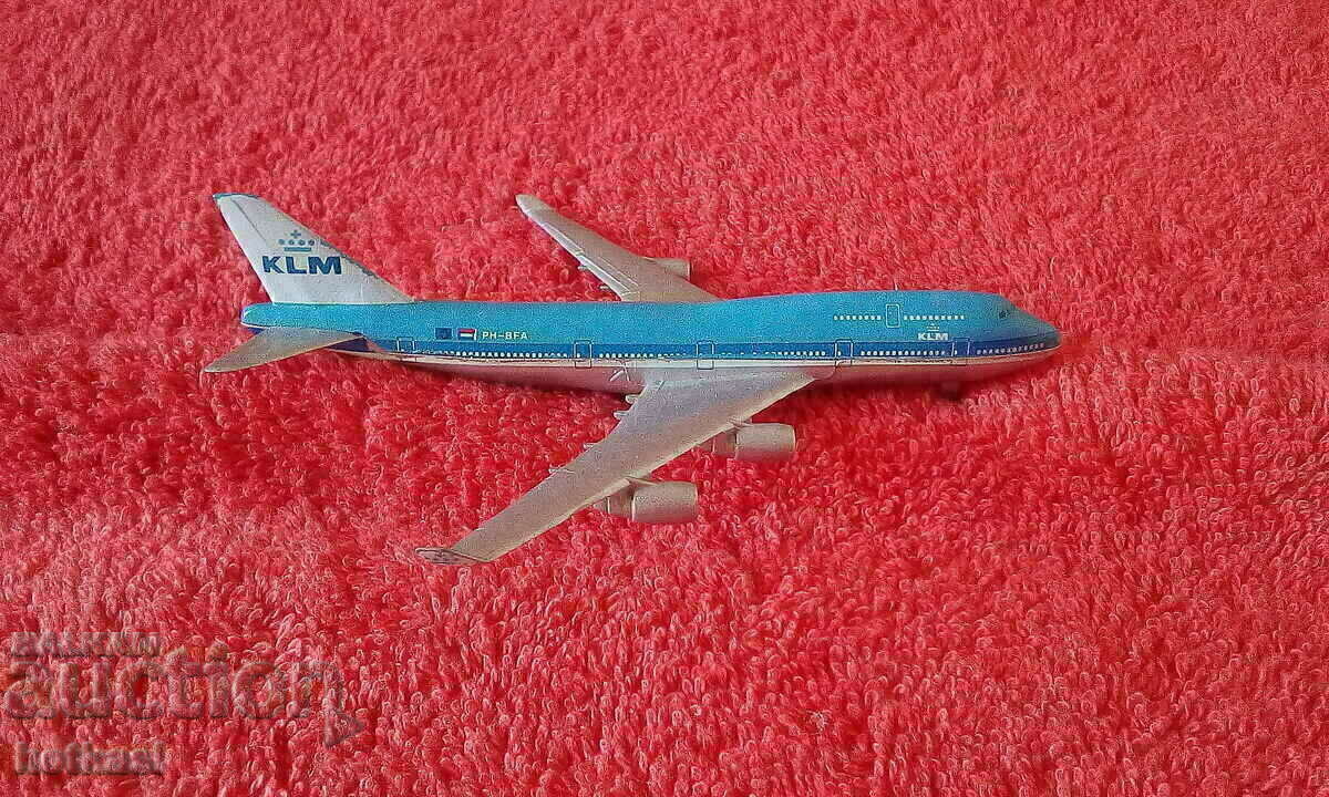 Small metal airplane Schabak Germany Boeing 747 KLM - 5