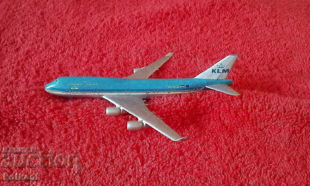 Μικρό μεταλλικό αεροπλάνο Schabak Γερμανίας Boeing 747 KLM - 7 Μικρό μεταλλικό αεροπλάνο Schabak Γερμανίας Boeing 747 KLM - 7