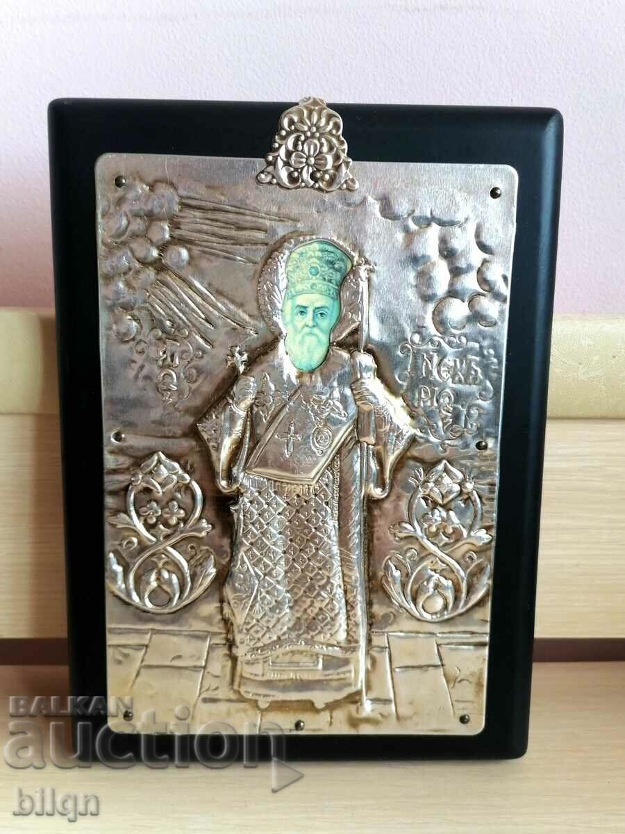 Great Silver Plated Icon