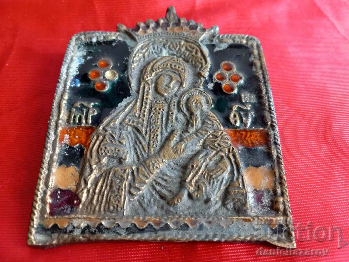 Extremely Rare Breastplate Russian Enamel ICON, RTOV with price 190.00 BGN | € 97.15