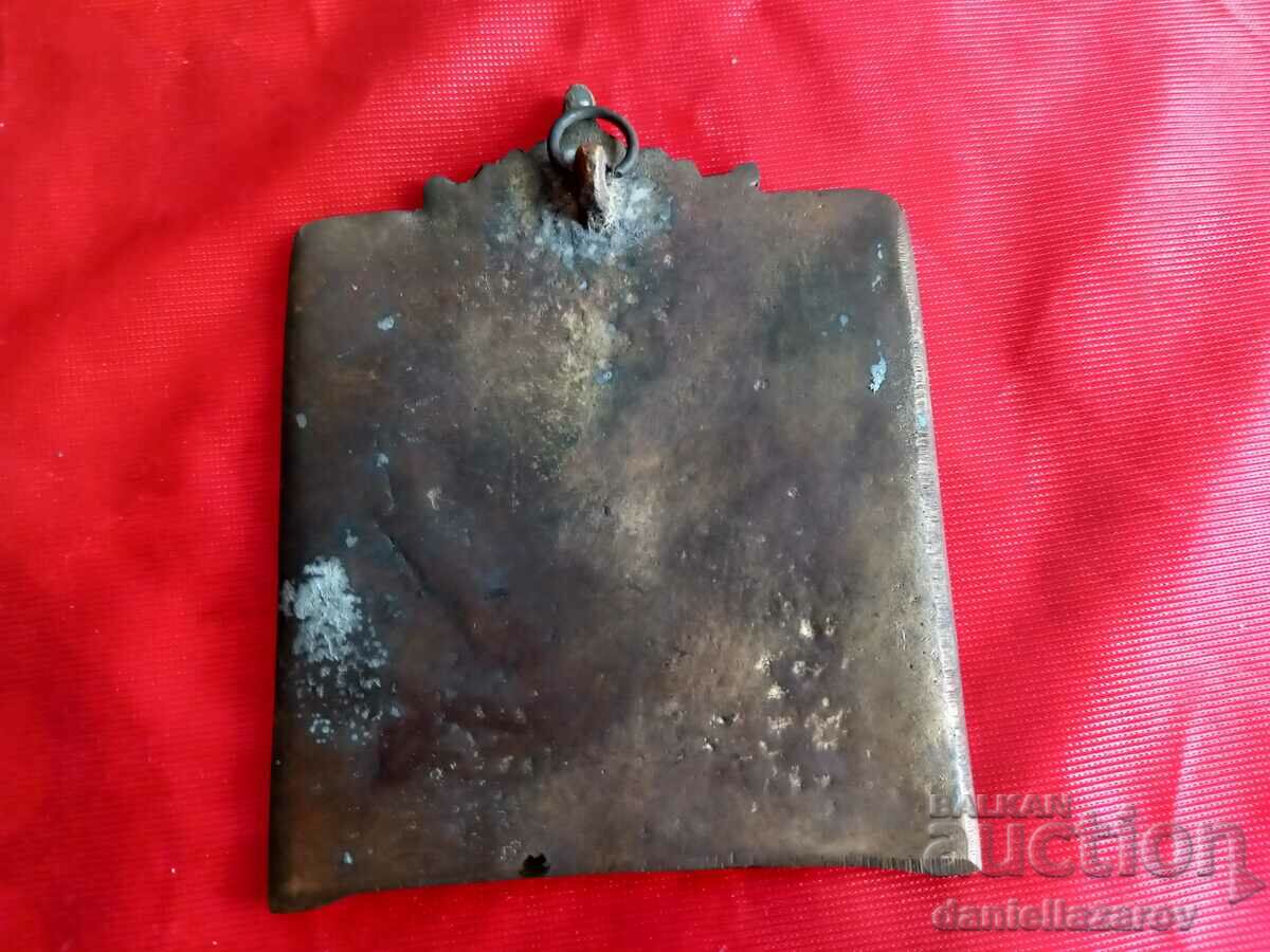 Auction  Extremely Rare Breastplate Russian Enamel ICON, RTOV