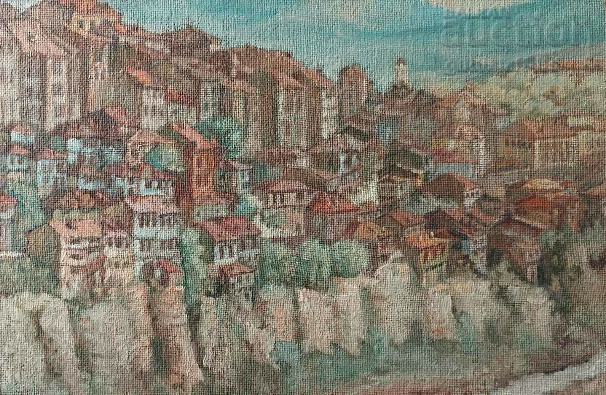 Picture, view from Veliko Tarnovo, 1980s.