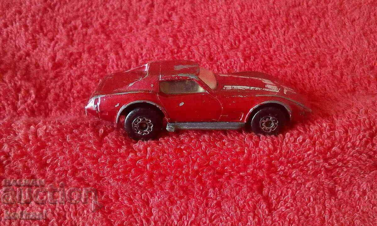 Παράδοση Σπιρτόκουτο Αγγλία Lesney 1979 Corvette Small Metal Car Παράδοση Σπιρτόκουτο Αγγλία Lesney 1979 Corvette Small Metal Car