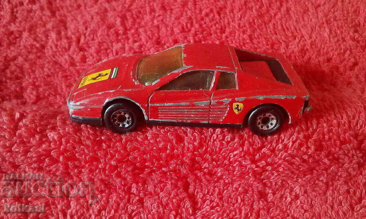 Σπιρτόκουτο Μακάο 1986 Ferrari Testarossa Small Metal Car - 6 Σπιρτόκουτο Μακάο 1986 Ferrari Testarossa Small Metal Car - 6