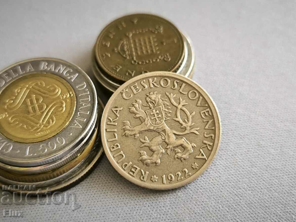Coin - Czechoslovakia - 1 kroner | 1922 with price 4.65 BGN | € 2.38 Coin - Czechoslovakia - 1 kroner | 1922 with price 4.65 BGN | € 2.38