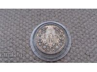 Monedă de argint de 1 lev 1891