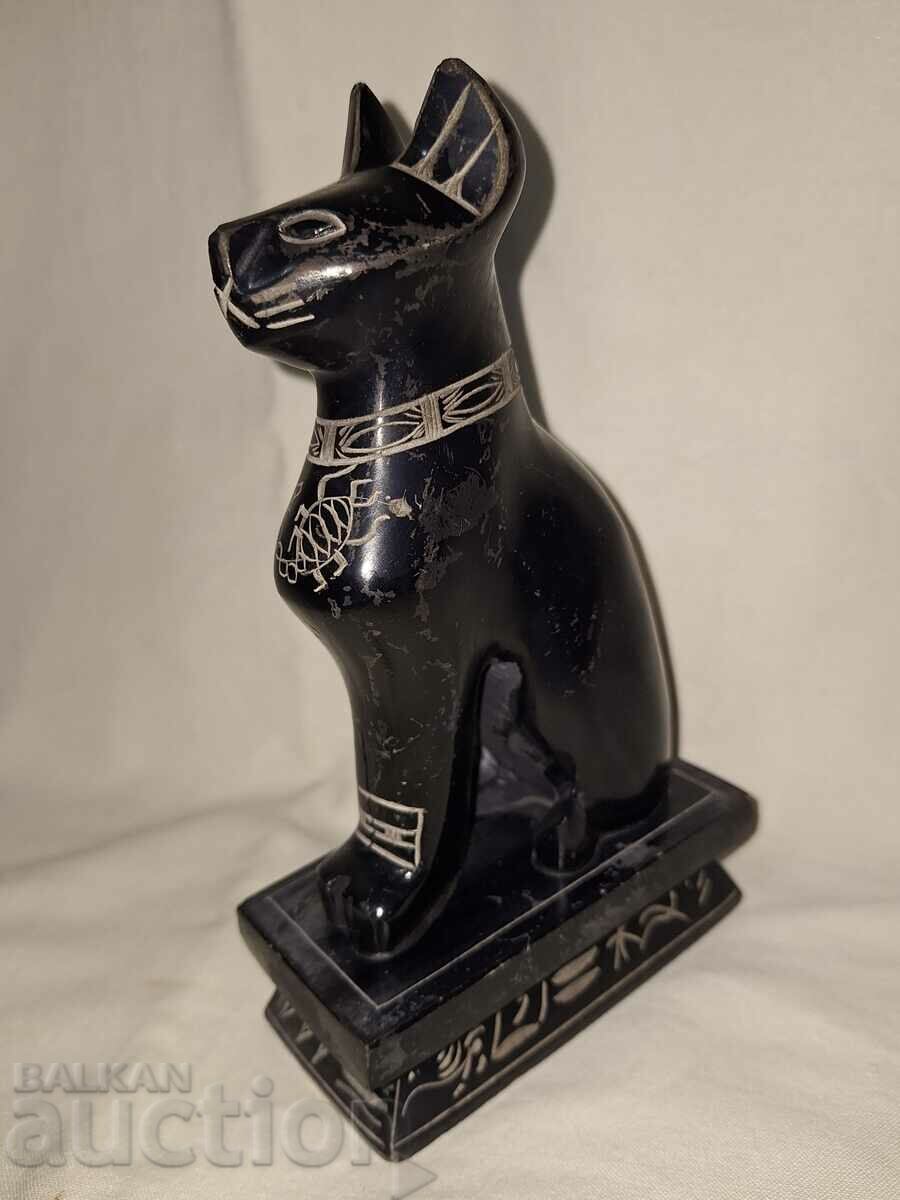 Auction  Ancient Egyptian Bastet stone figure