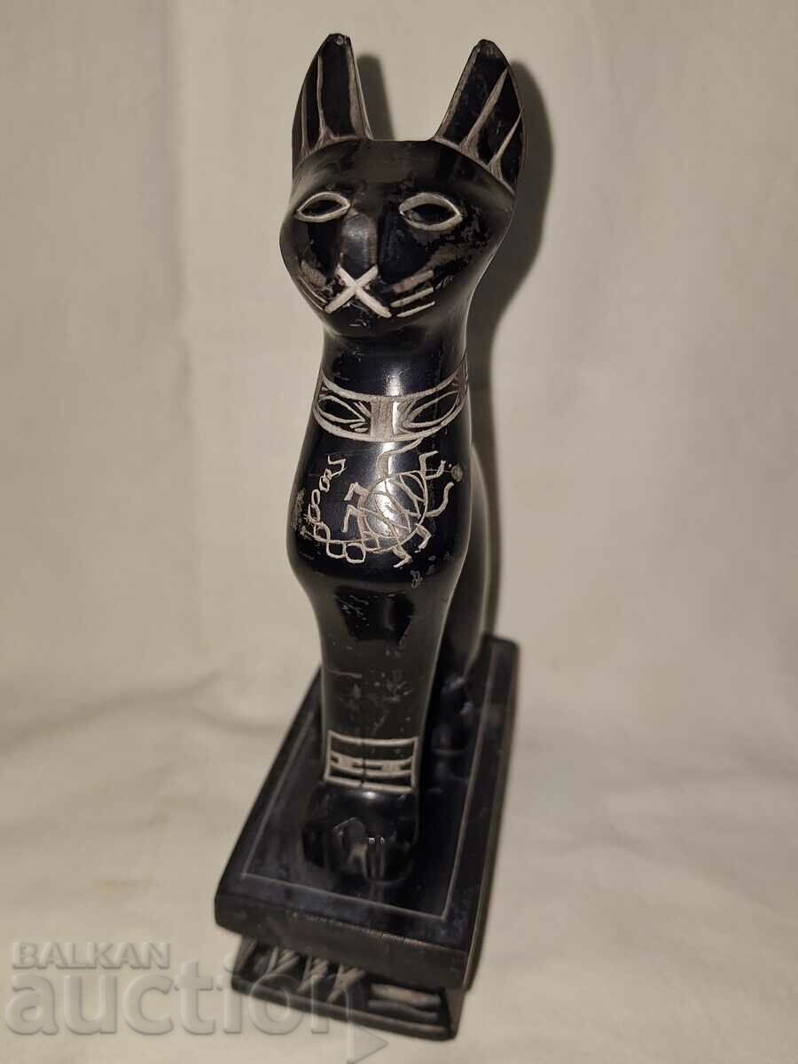 Delivery of Ancient Egyptian Bastet stone figure