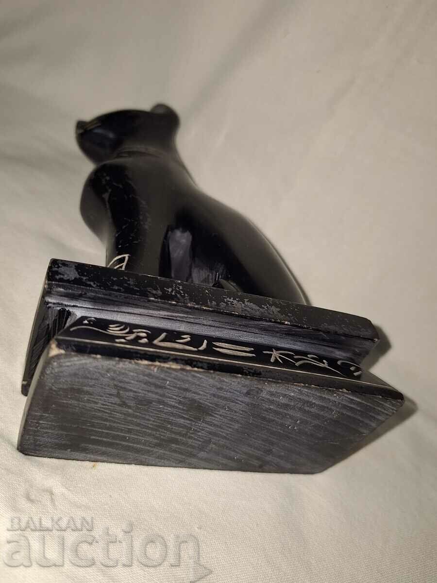 Ancient Egyptian Bastet stone figure - 7