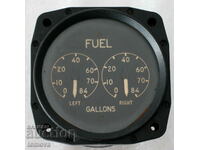 Aviation aircraft instrument fuel gauge
