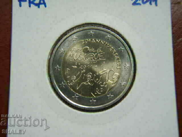 Auction 2 euro 2011 France "30 years mussique" /France/ - (2 euro) Auction 2 euro 2011 France "30 years mussique" /France/ - (2 euro)