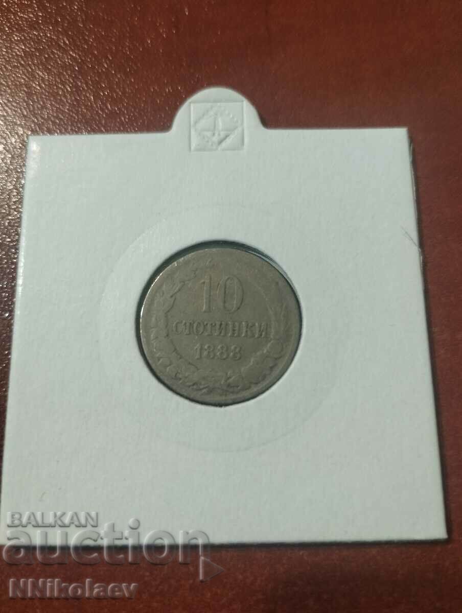 Bulgaria 10 cenți 1888