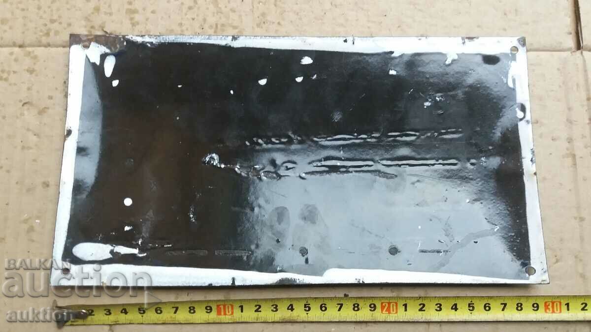 ENAMEL SOC. BOARD - EXCELLENT - 6