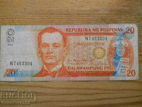 20 pesos 1986 / 94 - Filipine (VF)
