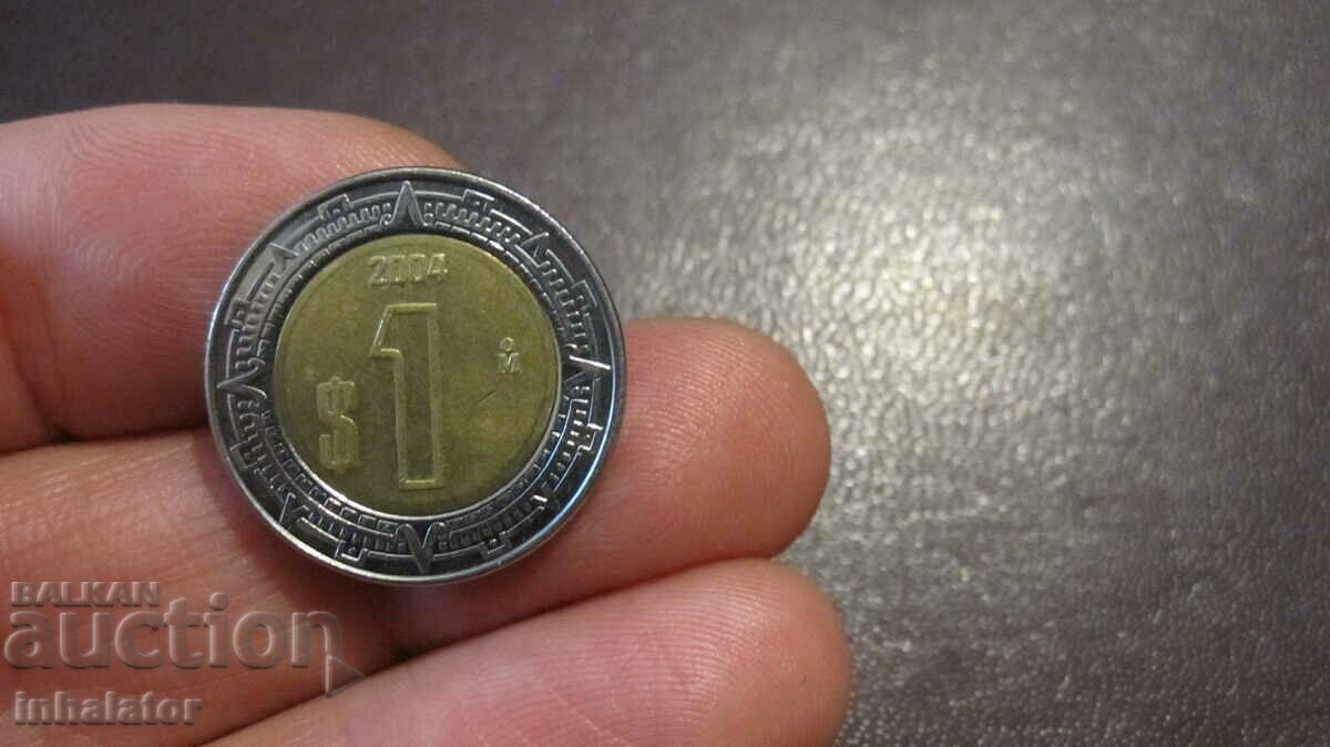 2004 1 peso Mexico