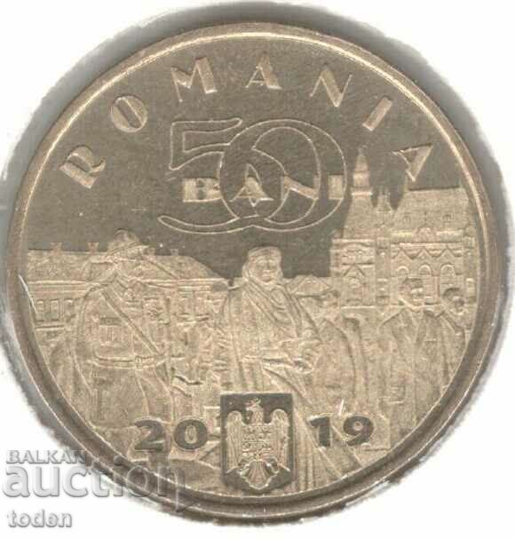 Romania-50 Bani-2019-KM# 448-King Ferdinand I with price 3.00 BGN | € 1.53 Romania-50 Bani-2019-KM# 448-King Ferdinand I with price 3.00 BGN | € 1.53