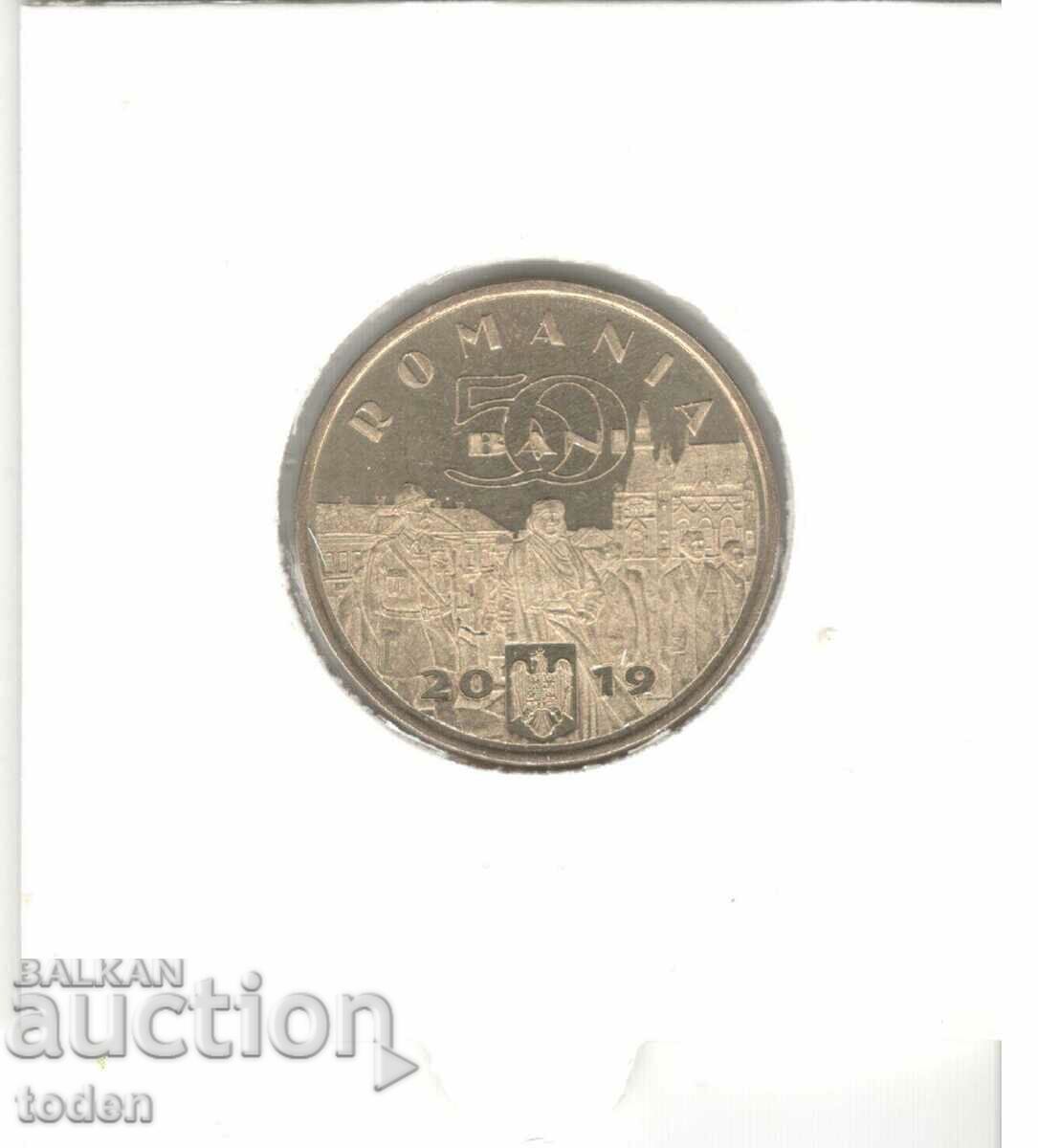 Delivery of Romania-50 Bani-2019-KM# 448-King Ferdinand I Delivery of Romania-50 Bani-2019-KM# 448-King Ferdinand I