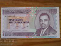 100 de franci 2011 - Burundi (UNC)